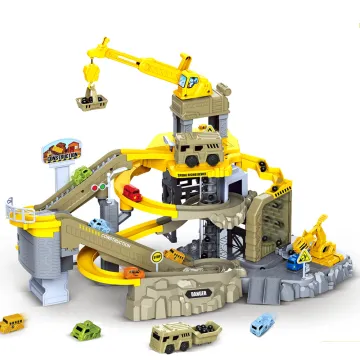 Race Track Car Garage Parking Adventure: Preschool Toy Games and Toys for Kids