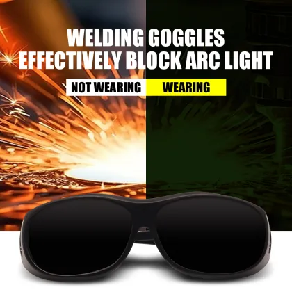 China Fiber Glass Solar-Powered Welding Google Glasses & Helmet