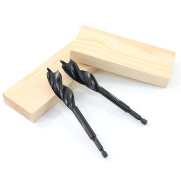 Royal Sino Croarse Vite Point Wood perforando quattro flauti Auger Bit con gambo a cambio rapido per legno duro