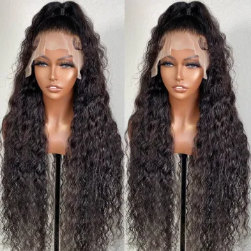 Brazilian 28 30inch 13x6 13x4 HD Transparent Loose Curly Lace Front Wig Deep Wave 5x5 Glueless Lace Human Hair Wigs For Women