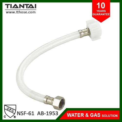 Brass&plastic fitting flexible pvc soft water hose