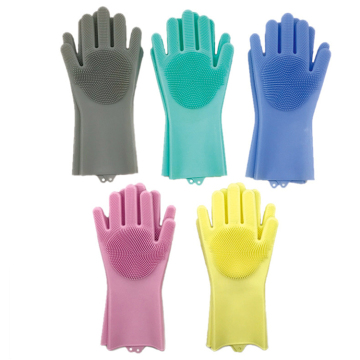 Magic Hand Silicone Dishwashing Gloves for Fruit and Vegetable Cleaning