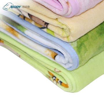 Promotional Warm Embroider thick Terry kid Blanket