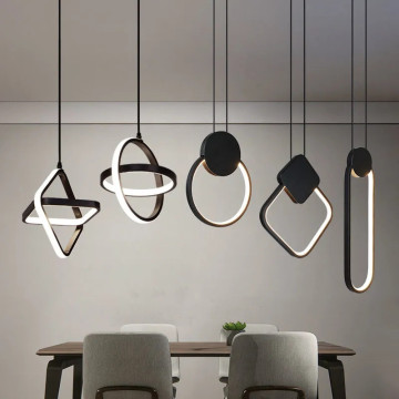 Modern LED Pendant Lights for Home Decoration: Living Room, Bedroom, Kitchen, and Dining Room Lighting