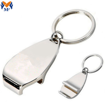 Custom Metal Bottle Opener Keychain No Minimum