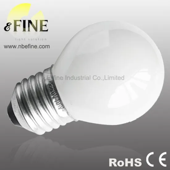G45 color E27 incandescent bulb 10w cheap price