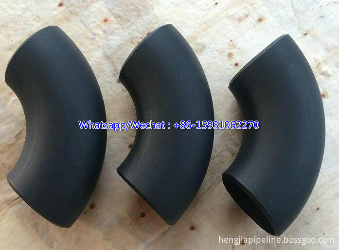 long radius elbow black color