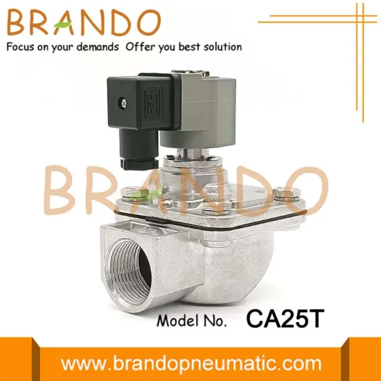 CA25T 1'' Threaded Dust Collector Diaphragm Integral Pilot Pulse Jet Solenoid Valve For Bag Filter 24V 110V 220V AC DC