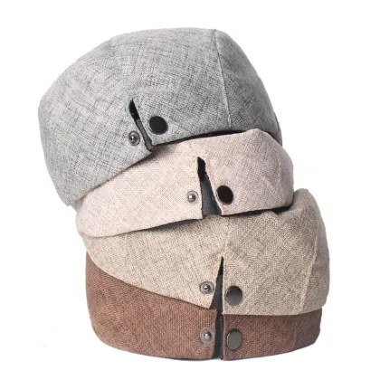 2025 New Wholesale Linen Cap Irish Flat Cap
