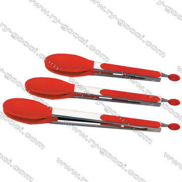 Progressive Silicone Gripper Tongs Barbecue BBQ Grill Tool