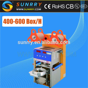 Cheapest semi-automatic digital jelly and paper plastic cup filling and sealing machine