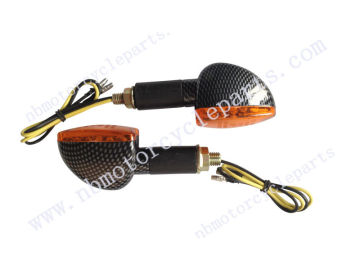 Yellow Shell Motorcycle Motorbike Turn Signal Indicators Amber Light Lamp Bulb Clear Lens
