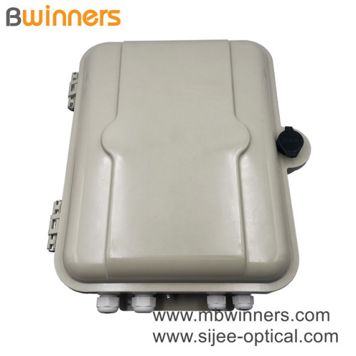 Ip65 1X16 Core Smc Fiber Optic Distribution Box Splitter Box For Ftth