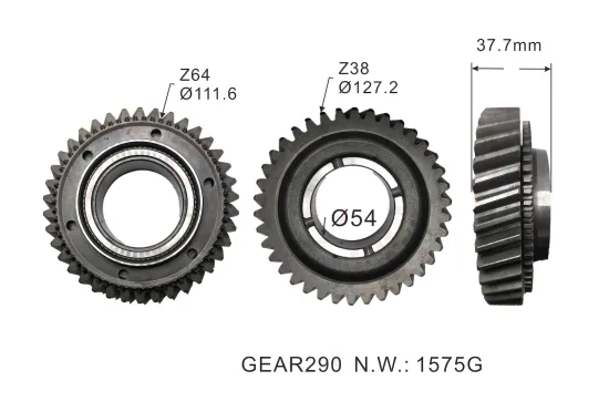 OEM ME533337 Synchronizer Gear 38-64T for Mitsubishi PS125 Gearbox Transmission Parts