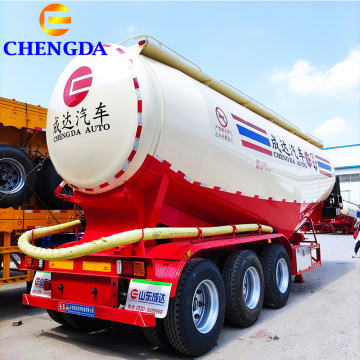60 Ton Dry Bulk Cement Tractor Trailer: Dimensions and Specifications for Powder Transport