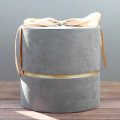 Großhandel Velvet Round Box Ribbon Design für Geschenk