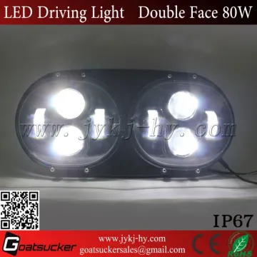 High power 80w motorcycle double LED headlight