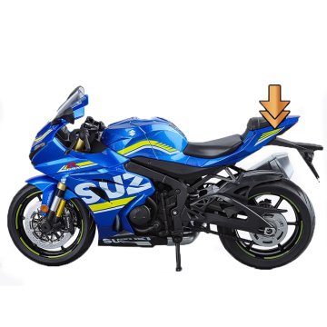 スズキGSX -1000Rオートバイ合金モデル - ハイシミュレーションサウンドとライトダイキャストストリートレーシングギフト