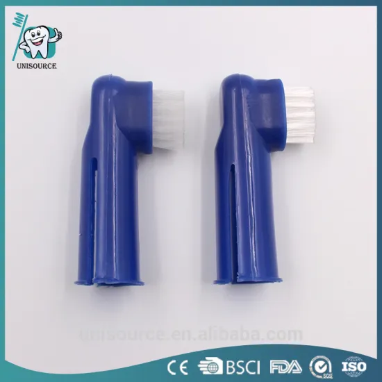 FDA Handy Nylong bristles Brushing Finger Tooth Pet brush