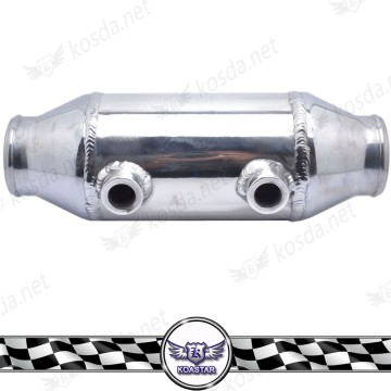 4" x 6" Universal Small Intercooler , Barrel Style Turbo Intercooler,Water to Air Intercooler With Inlet/Outlet 2.25''