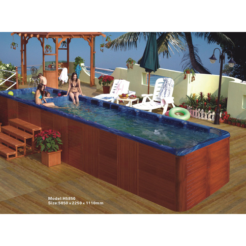 Endless Big Swimming Pool for Sale Large Container Pool Modern Design Outdoor MassageTub Supplier