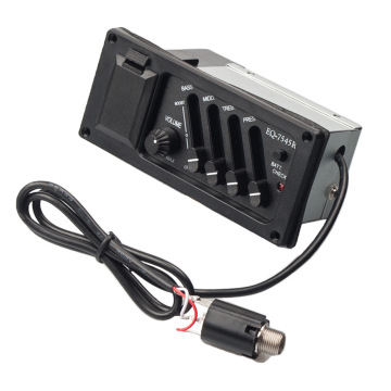 4-5 밴드 어쿠스틱 기타 픽업 EQ-7545R 도매 기타 이퀄라이저