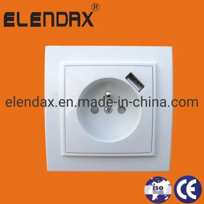 Porcelain French Socket with Ceramic EU Standard Sockets