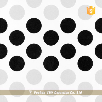 200x200mm Black and White Porcelain Polished Floor,Foshan tiles