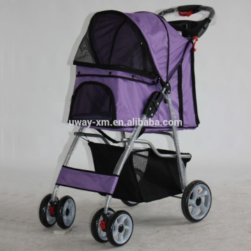 Hot selling purple color folding pet handcart for dogs