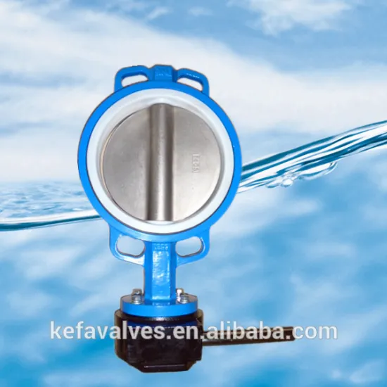 wafer type Butterfly Valve with PTFE seat dn200