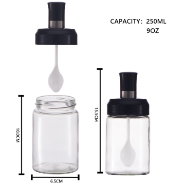 Wholesale Round Glass Spice Jars for Kitchen Condiments