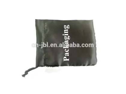 Practical Black Silk Cloth Jewelry Pouch