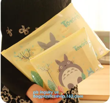 Slider zipper bags plastic bags with zipper, slider zipper PP bikini packaging bag, pencil packing slider zipper pvc plastic bag