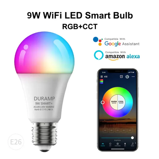 9W LED WiFi Tuya Smart Bulb