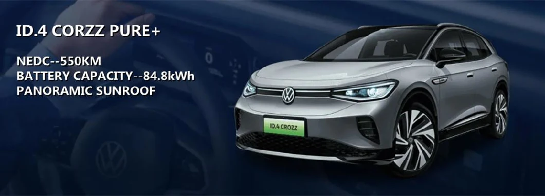 ID. 4 Crozz Pure+ Electric SUV Car Rwd EV Supercar with High Nedc Range Car