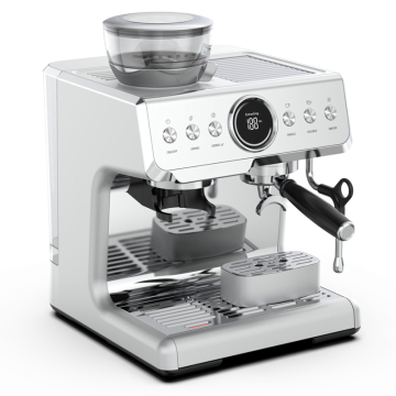 2024 Çift Kazan Espresso Makinesi: Öğütücü ve LED dokunmatik ekranlı 19-20 bar akıllı kahve makinesi