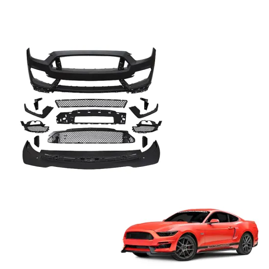 Front Rear Bumper Side Skirt Kit for Ford Mustang 2015-2017 GT350 PP Plastic Bodykit