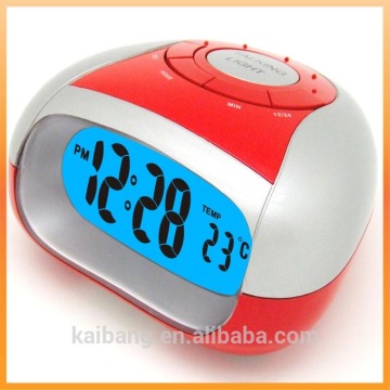 LCD digital alarm clock, talking alarm clock, talking Spanish/Germany/Russian
