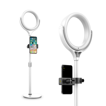 Adjustable Selfie Ring Light with Phone Holder & Stable Base