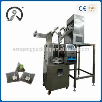 C20-DZ pyramid tea bag packaging machine with electronic scale