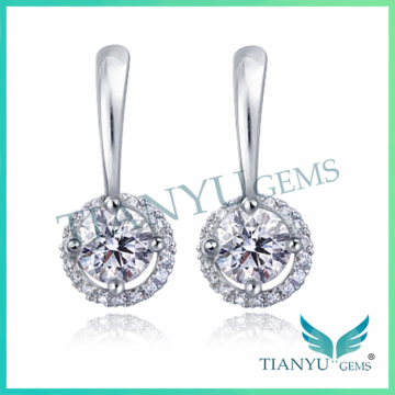 wholesale white moissanite stud earrings the difference between moissanite and diamond moissanite earrings