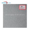 Materiale per filtro in fibra metallica non tessuta