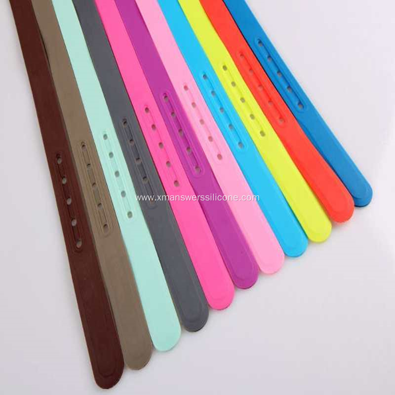 Fashion women belt silicone rubber belt