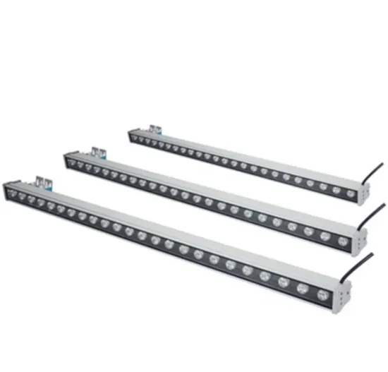 Slender single row LED wall lamp