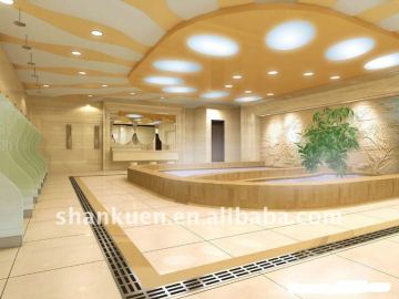 Tension pvc ceiling