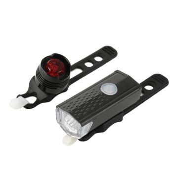 USB Charging Bicycle Light Set - Waterproof LED Bike Headlight for Night Riding