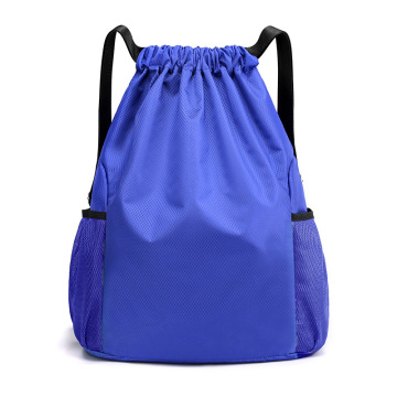 Nylon Waterproof Drawstring Backpack - Sports Storage Bag