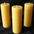 pilar de cera de abelha 100% natural velas