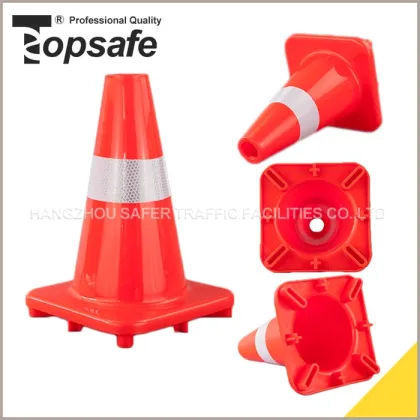 S-1230 30cm Solid Orange PVC Traffic Cone