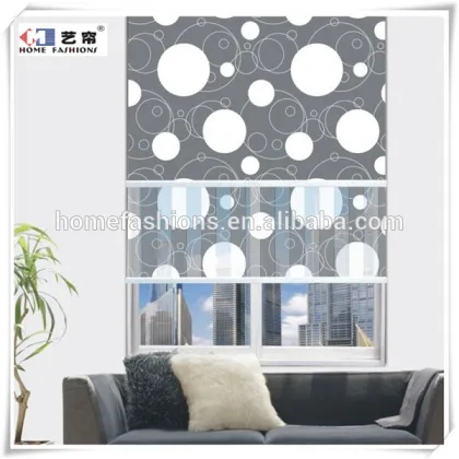 2015 New Design Printed Roller Blinds Fabric Curtains